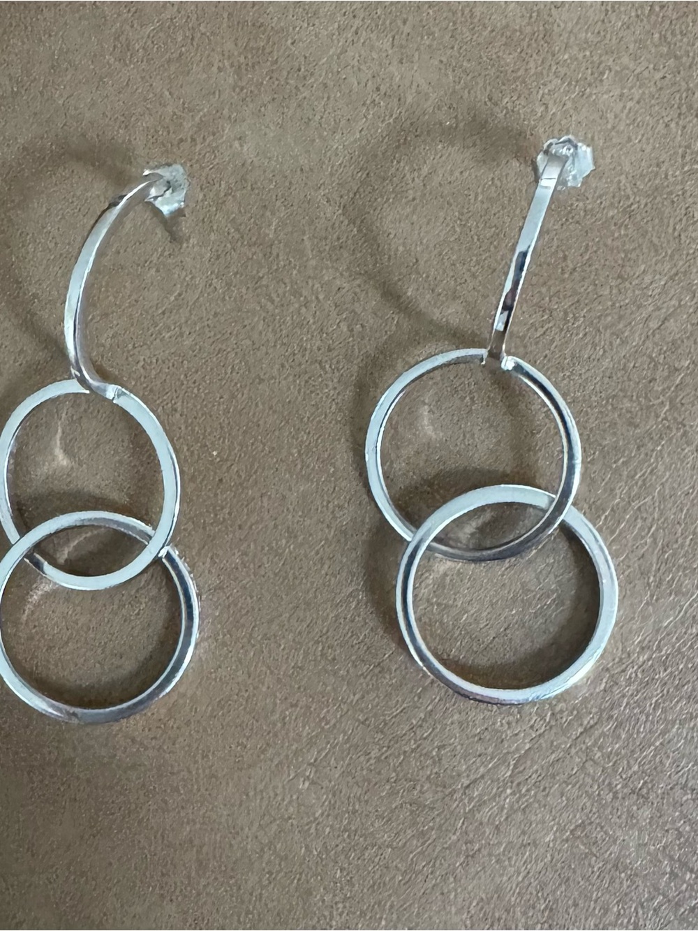 Pianegonda Sterling Silver Interlocking Circle Dangle